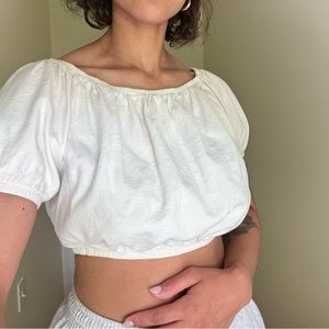 SOLD MIHA handmade puff crop